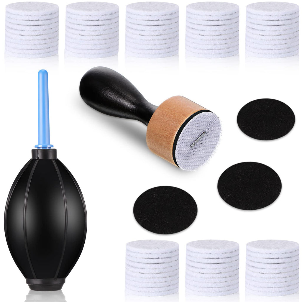  [AUSTRALIA] - 54 Pieces Alcohol Ink Blower Applicator Tool Set, Include Round Blending Tool Ranger Mini Blending Tool Air Blower Mini Ink Blower Felts Replacement Foams for Card Making Embossing Painting Rendering