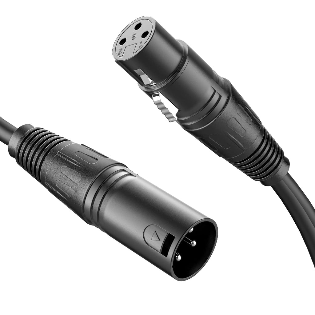  [AUSTRALIA] - XLR Male to XLR Female Cable 10FT - Ait-u Professional Balanced Microphone Lead XLR Male to Female Cables, Extension Mic Cable Cord (10FT)