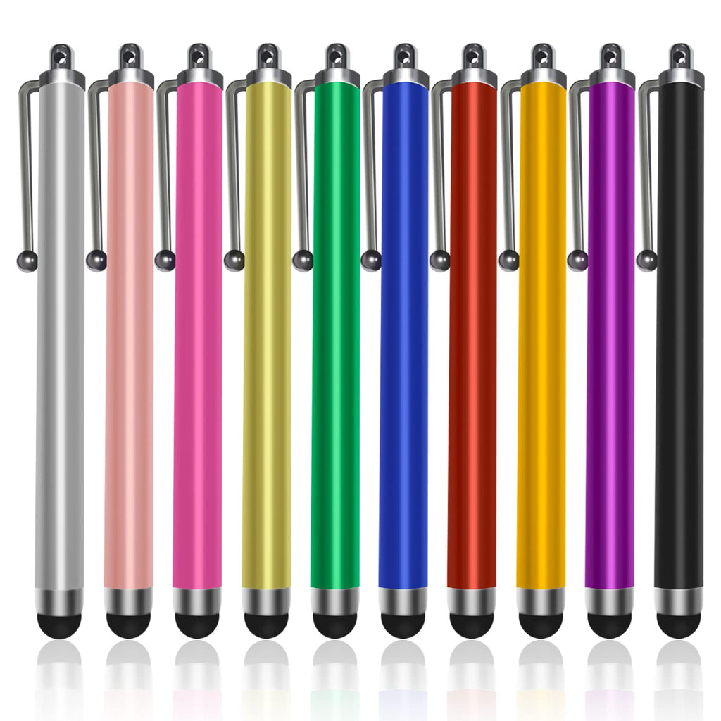  [AUSTRALIA] - LoengMax Stylus Pen, 10 Pack Universal Capacitive Stylus for iPad iPhone Tablets Samsung Galaxy All Universal Touch Screen Devices