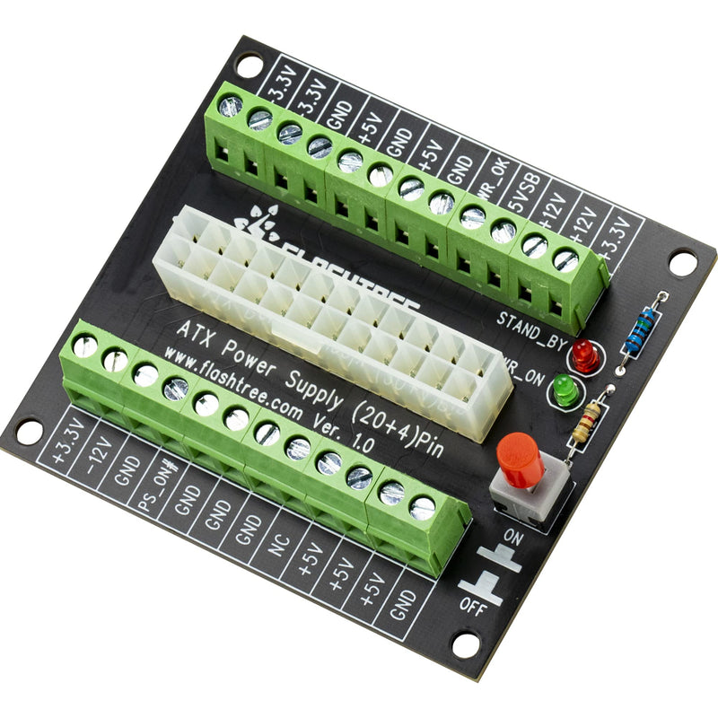  [AUSTRALIA] - whiteeeen ATX Board Breakout Black 24 pins Output
