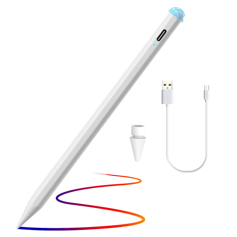  [AUSTRALIA] - Stylus Pen for Apple Touch Screens, Active iPad Pencil, Tilting, Palm Rejection, Power-Show, Smart Touch, Magnetic for (2018~2021) iPad, iPad Air, Ipad Mini,IPad Pro, Drawing and Writing