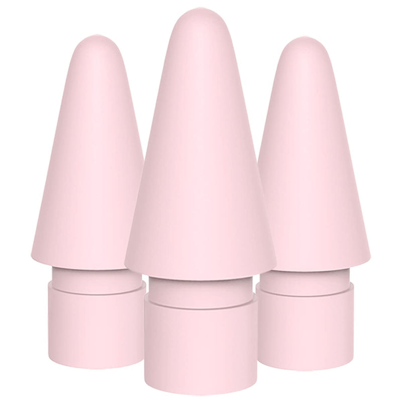  [AUSTRALIA] - Compatible for Apple Pencil Tips 3 Pack (Pink) Pink
