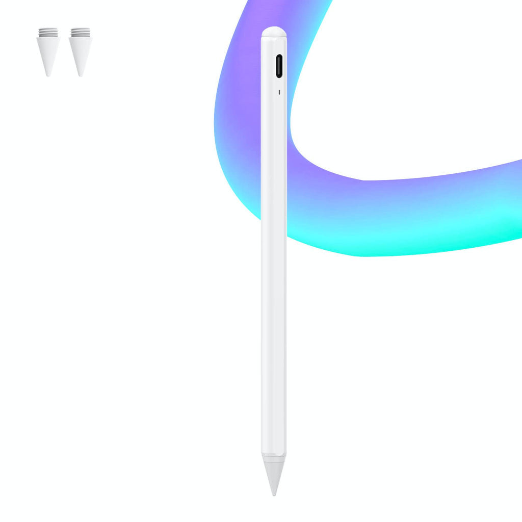  [AUSTRALIA] - Stylus pen for iPad with Palm Rejection, Tilting Sensitivity, Magnetic Absorption for Apple iPad 6/7/8th, iPad Pro 11'' 1st/2nd, iPad Pro 12.9" 3rd/4th/5th Gen, iPad Mini 5th Gen, iPad Air 3rd/4th Gen
