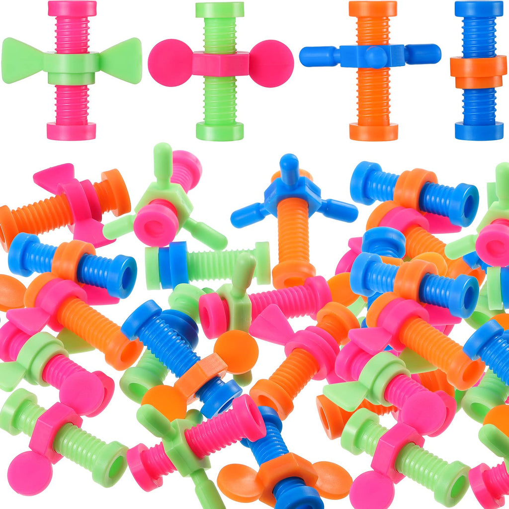  [AUSTRALIA] - 24 Pieces Fidget Pencil Topper Plastic Pencil Fidgets Colorful Fidget Pen Flipper Pencil Top Fidgets Assorted Fidget Tool Spinner for Anxiety Release 24