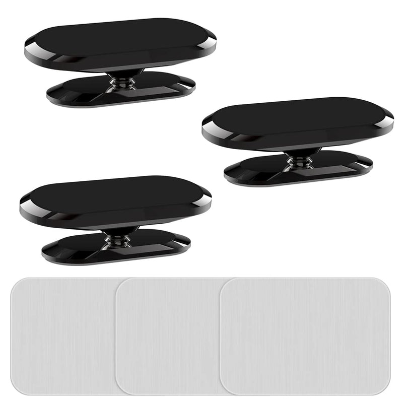  [AUSTRALIA] - TIQUS [3 Pack] Car Magnetic Phone Mount, Upgrade 8X Magnets Strong Magnet Cell Phone Holder,Dashboard 360° Rotation & Degrees View, for All Smartphone and Cellphone