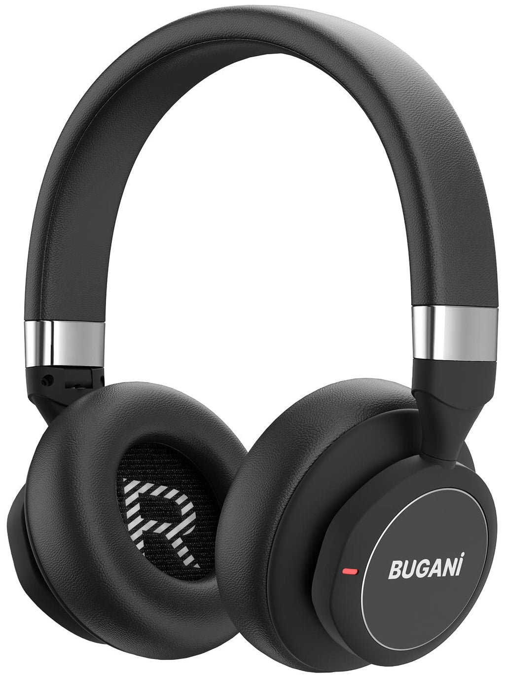  [AUSTRALIA] - BUGANI Active Noise Cancelling Headphones, 30H Playtime Wireless Bluetooth Headset with Deep Bass Hi-Fi Stereo Sound,Comfortable Earpads for Travel/Home/Office