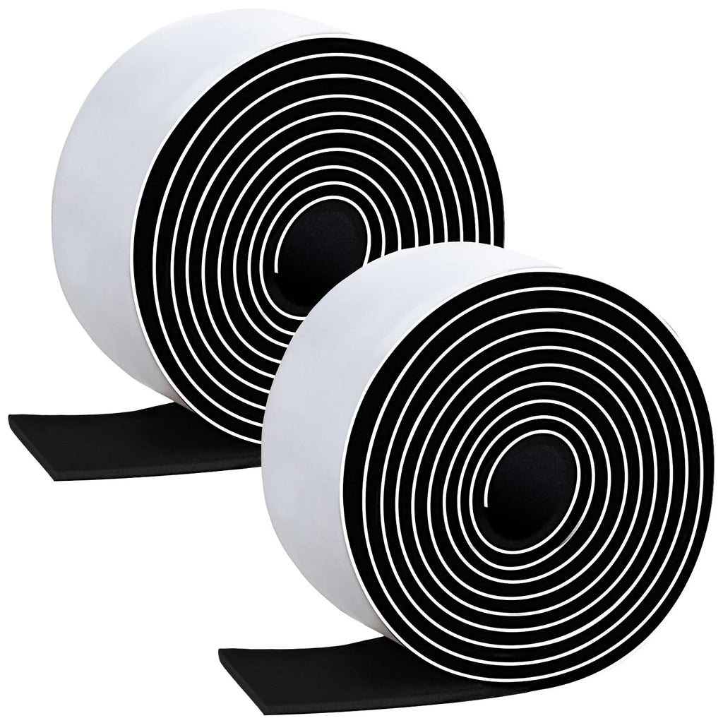  [AUSTRALIA] - 2 Packs Heavy Duty Felt Strip Roll with Adhesive Backing Self Adhesive Felt Tape Polyester Felt Strip Rolls Self Stick for Protecting Furniture Hard Surfaces (120 x 1 x 0.12 Inch,Black) Black 120 x 1 x 0.12 Inch