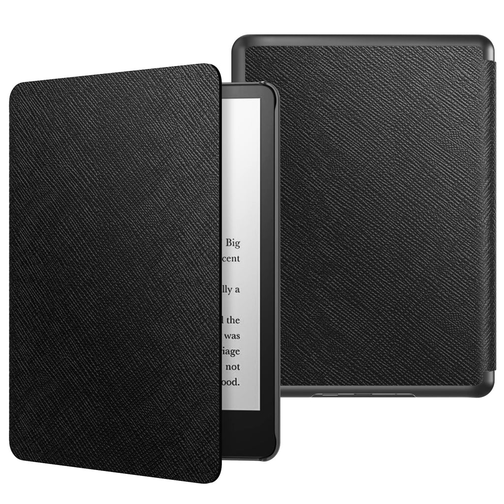  [AUSTRALIA] - MoKo Case for 6.8" Kindle Paperwhite (11th Generation-2021) and Kindle Paperwhite Signature Edition, Light Shell Cover with Auto Wake/Sleep for Kindle Paperwhite 2021 E-Reader, Black