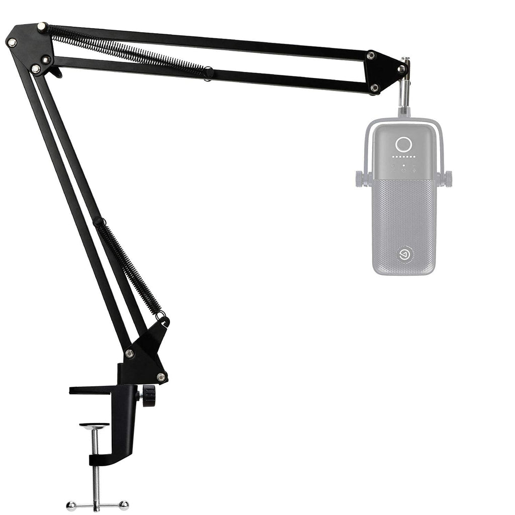  [AUSTRALIA] - Wave 3 Microphone Stand With Wave 3 Pop Filter , Professional Mic Boom Arm Stand And Mic Windscreen Foam Cover Compatible with Elgato Wave 3 USB Condenser Microphone by SUNMON