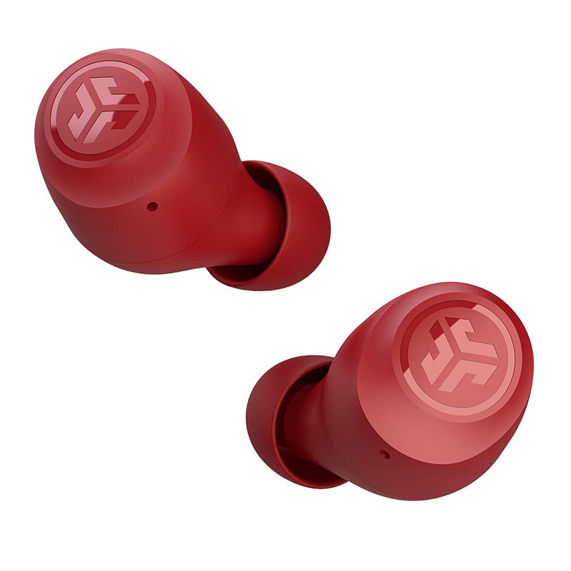  [AUSTRALIA] - JLab Go Air Pop True Wireless Bluetooth Earbuds + Charging Case | Rose | Dual Connect | IPX4 Sweat Resistance | Bluetooth 5.1 Connection | 3 EQ Sound Settings: JLab Signature, Balanced, Bass Boost