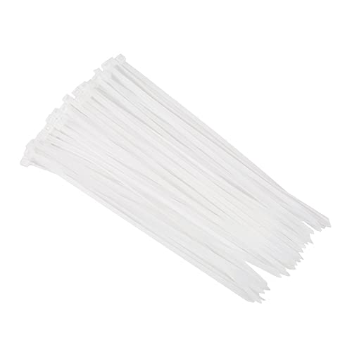  [AUSTRALIA] - Cable Ties, 100 Pcs Self-locking Nylon Ties, 8 inch (200 mm) Wire Ties, Zip Ties Heavy Duty, Can be Used for Circuit Fastening and Water Pipe Lashing