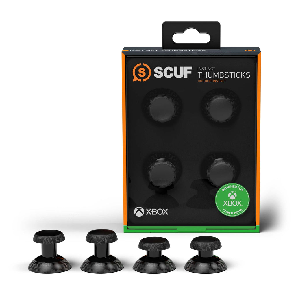  [AUSTRALIA] - SCUF Instinct Interchangeable Thumbsticks Black 4 Pack, Replacement Joysticks Only for SCUF Instinct Pro Performance Xbox Series X|S Controller - Xbox Series X; Thumbstick
