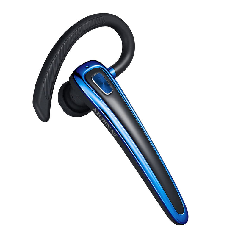  [AUSTRALIA] - Bluetooth Headset,LEKOYE V5.0 Bluetooth Earpiece with Noise Cancelling Mic and 15 Hours Playtime,in-Ear Hands-Free Calls Wireless Headset for iPhone Samsung Android Cell Phones Truck Driver-BU Blue