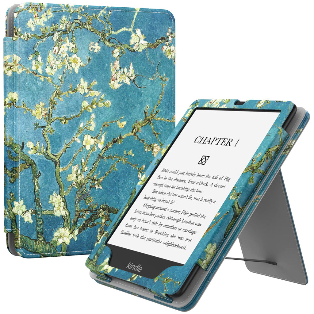  [AUSTRALIA] - MoKo Case for 6.8" Kindle Paperwhite (11th Generation-2021) and Kindle Paperwhite Signature Edition, Slim PU Shell Cover Case with Auto-Wake/Sleep for Kindle Paperwhite 2021 E-Reader, Almond Blossom