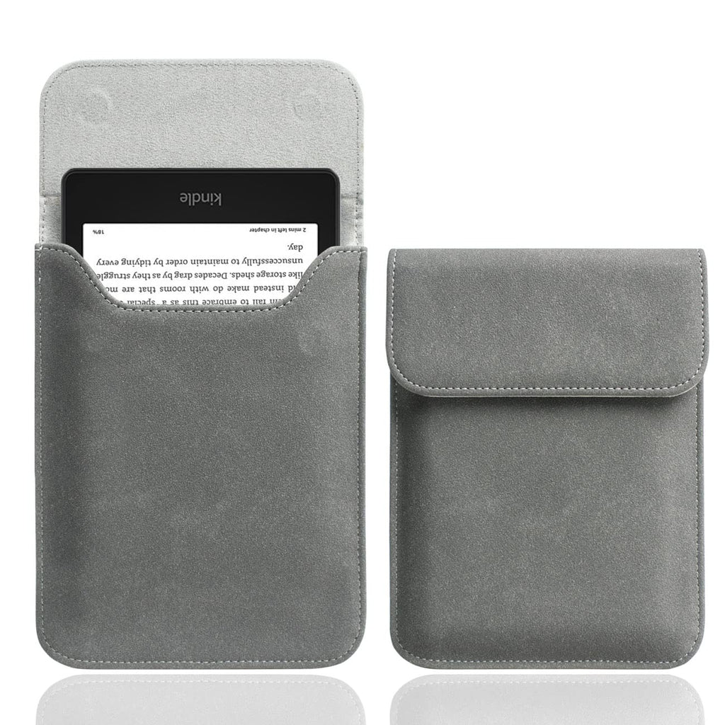  [AUSTRALIA] - WALNEW Sleeve Case for 6.8-inch All-New Kindle Paperwhite 11th Generation 2021, Protective Pouch Bag Case Cover for 6.8” Kindle Paperwhite E-Reader (Gray) Gray