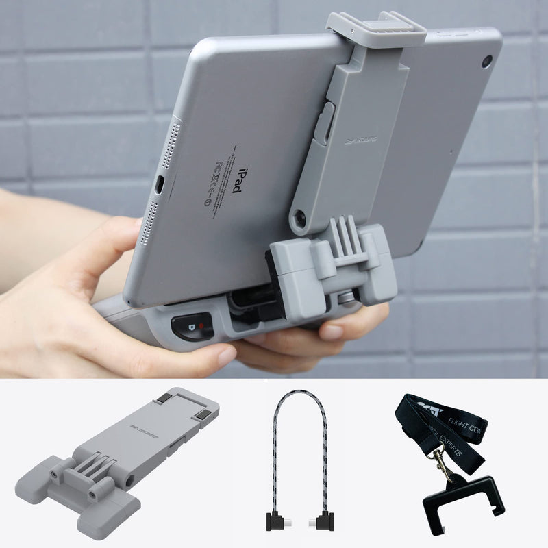  [AUSTRALIA] - Tablet Holder + Lanyard + Type-C Data Cables kit, DJI Mavic Mini 2/Air 2 /Air 2S/Mavic 3 Accessories,Compatible with 7-12 inch Tablet Mount Kit Type-C Kit(Tablet Holder+Lanyard+Type-C Data Cables)
