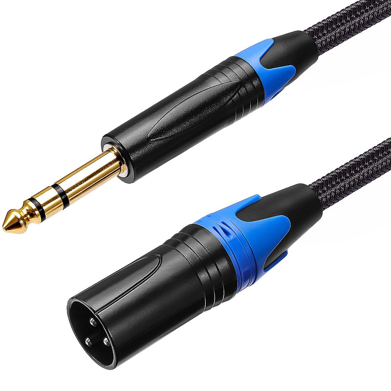  [AUSTRALIA] - 1/4 to XLR Male Cables - Quarter to XLR Balanced Stereo Cables - 3.3 Feet SKAPADEN 3 feet