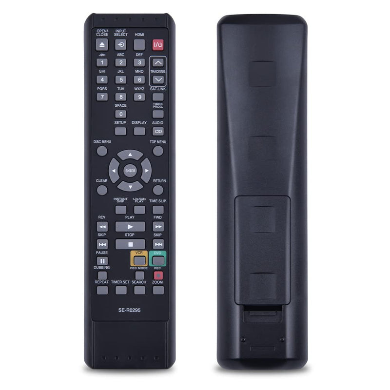  [AUSTRALIA] - SE-R0295 Replaced Remote Control Compatible for Toshiba DVD/VCR Video Recorder DVR620KU D-VR620KU D-VR620 DKVR60KU D-VR610KU DVR610KU D-VR610 DKVR20U