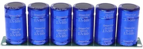  [AUSTRALIA] - 6Pcs 2.7V 500F Capacitor 35x60MM Super Capacitor with Protection Board for Home