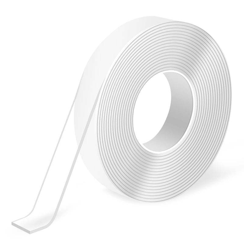  [AUSTRALIA] - Art3d Double-Sided Tape Heavy Duty (10FT), Traceless, Removable, Reusable, Washable - Multipurpose Tape as Seen on TV 1/12" x 1/2" x 10'