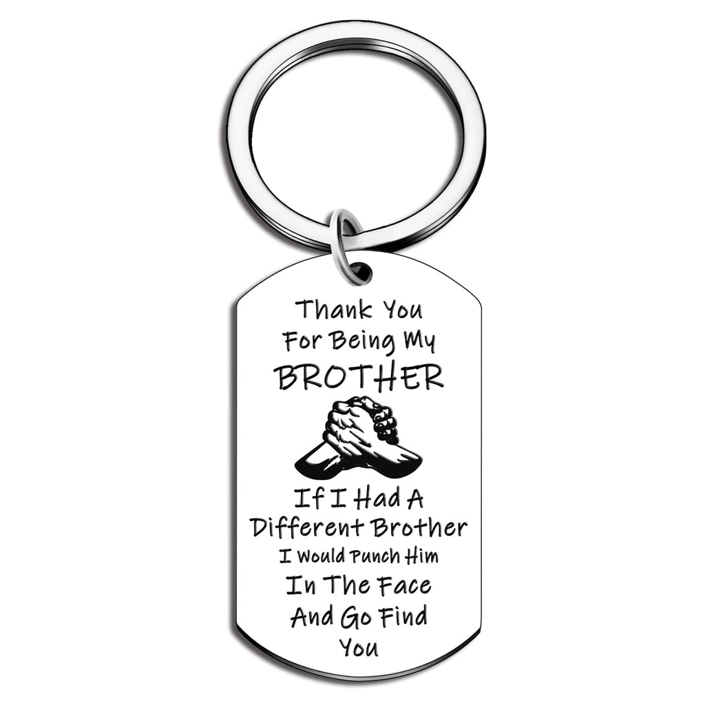  [AUSTRALIA] - aisity Brother Gifts from Sister Brother for Men Gift for Brother There Is No Better Friend Than A Brother Christmas Birthday Gifts,Silver
