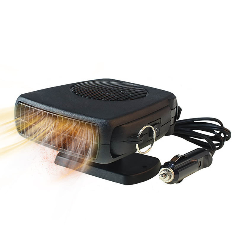  [AUSTRALIA] - Car Heater, 12V 150W Portable Car Heater 2 in 1 Modes for Fast Heating Defrost Defogger and Automobile Windscreen Fan in Cigarette Lighter