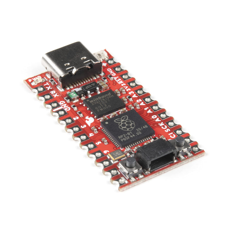 [AUSTRALIA] - SparkFun Pro Micro - RP2040 - Dual Cortex M0+ Processors - 30 programmable IO for Extended Peripheral Support - Timer with 4 Alarms - MicroPython - C/C++ - USB-C Connector for Programming