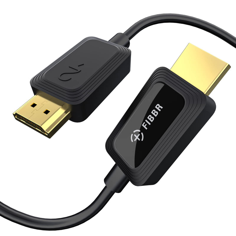  [AUSTRALIA] - FIBBR 8K Fiber Optic HDMI Cable 10ft, 48Gbps High-Speed HDMI 2.1 Cable 8K@60Hz 4K@120Hz Dynamic HDR/eARC/HDCP 2.3, Ultra HD Directional HDMI Cord Compatible with LG Samsung Sony TV /PS5/Blu-ray 3M/9.84ft