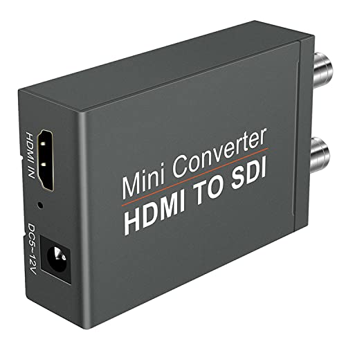  [AUSTRALIA] - HDMI to SDI Converter,HDMI to SDI Adapter 1080P HDMI in to Two SDI Output SD-SDI HD-SDI 3G-SDI Video Converter Adapter for SDI Monitor HDTV