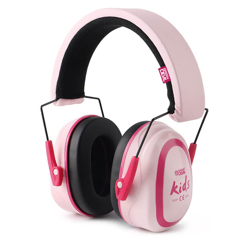  [AUSTRALIA] - Kids/Toddler Ear Protection Safety Ear Muffs For Age 3-16 Noise Cancelling Headphones 27.4dB Kids Hearing Protection Earmuffs Pink
