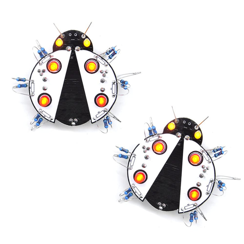  [AUSTRALIA] - Gikfun Ladybug Electronic Soldering Practice DIY Kits for Child's Gift Adults Kids STEM Practice Science Project GK1021