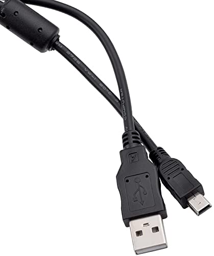  [AUSTRALIA] - Saipomor UC-E4 Power Cable UC-E15 Replacement USB Charging Cable Data Syn Cord Compatible with Nikon D3100 D3100S D3X D40 D40X D50 D60 D70 D100 D700 D300 Digital SLR Camera(5ft) 4.9FT