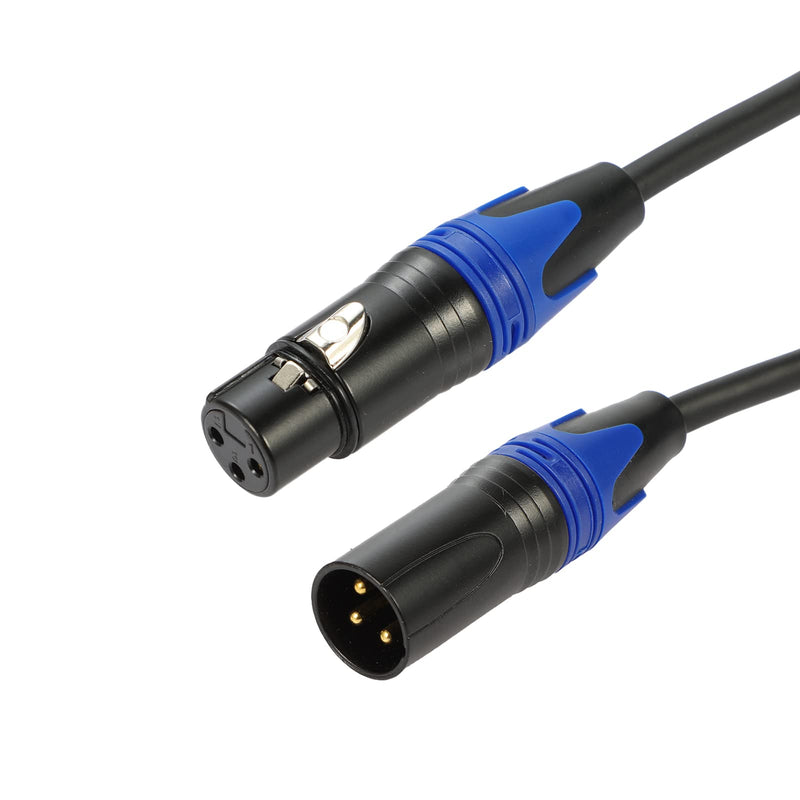  [AUSTRALIA] - XLR Male to XLR Female Cable 3.3FT, Professional Balanced Microphone Lead XLR Male to Female Cables, Extension Mic Cable Cord (3.3FT) 3.3 feet