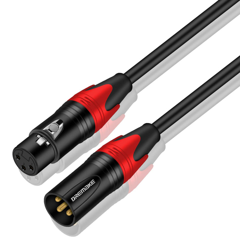  [AUSTRALIA] - DREMAKE XLR Cable 20FT, XLR 3-Pin Male to XLR 7-Pin Female, Balanced XLR to XLR Microphone Cable for Powered Amplifier Pro Audio Recording Devices Mic Patch Cord 20FT/6.0M