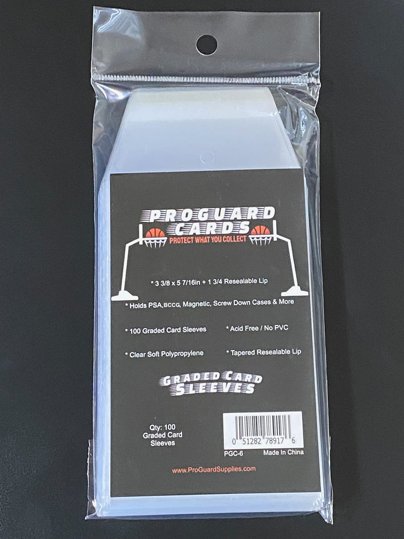  [AUSTRALIA] - PSA Perfect Fit Sleeves 100 Graded Card Sleeves for PSA Slabs & More