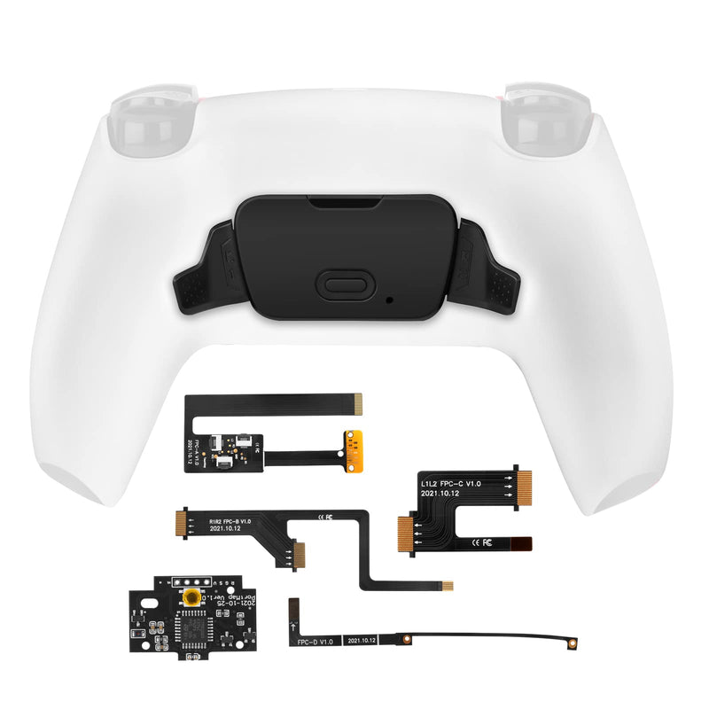  [AUSTRALIA] - TOMSIN Back Button Attachment for PS5 Controller BDM-010, Programmable Remap Paddles Kit for Dualsense Controller (White)