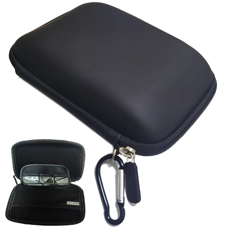  [AUSTRALIA] - 6 Inch GPS Carrying Case Hard Shell GPS Bag Portable Travel GPS Case Waterproof Shockproof GPS Protective Pouch for 5-6 Inch GPS Navigator Garmin Nuvi USB Cable MP4 MP5 Memory Card Accessory Black