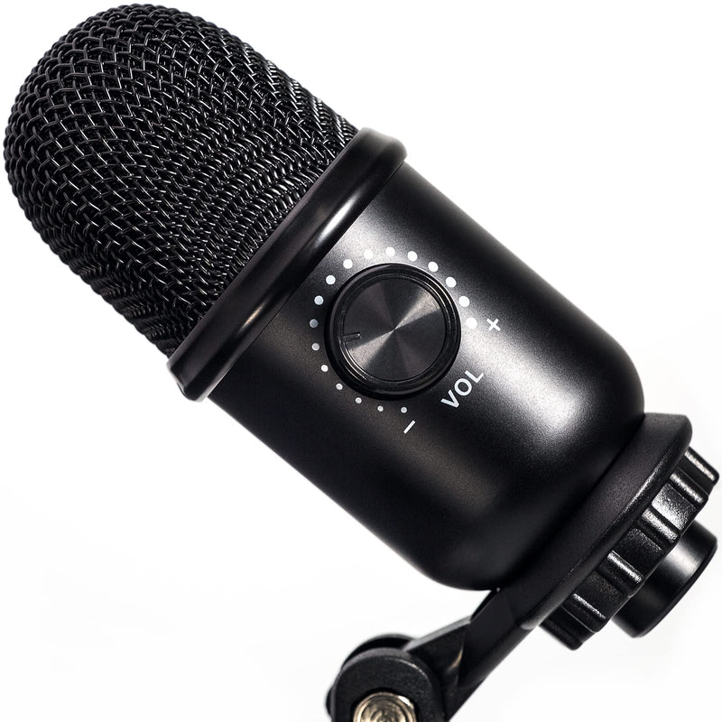  [AUSTRALIA] - Condenser Microphone for Computer and Mac,Supercardioid Pickup Pattern,Mic Gain Control/Mic Monitoring,for Professional Grade Recording Equipment