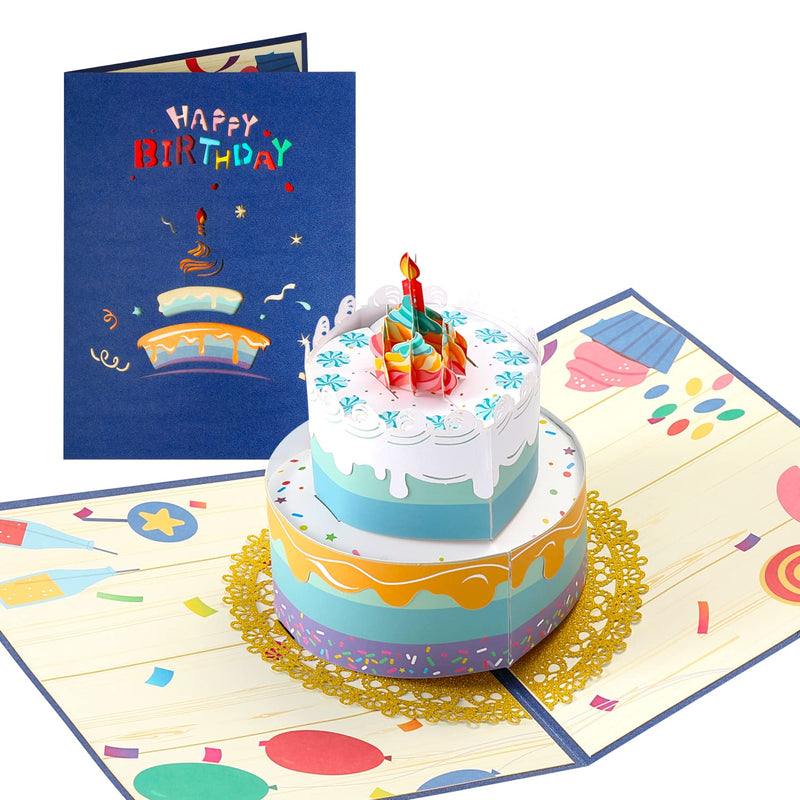  [AUSTRALIA] - VUDECO Pop Up Birthday Card Happy Birthday Card Birthday Cards for Women 3D Cake Birthday Pop Up Card for Mom Daughter Mothers Pop Up Cards Birthday Cards for Men 3D Pop Up Cards Pop Up Birthday Cards 3D Birthday Cake