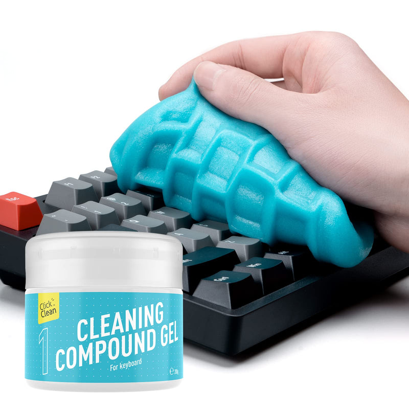  [AUSTRALIA] - CLICK CLEAN Keyboard Cleaning Gel, 7oz Universal Cleaning Gel for Keyboards Electronics Cleaner Dust Cleaning Gel for Car, Laptop, Keyboard, Air Vents