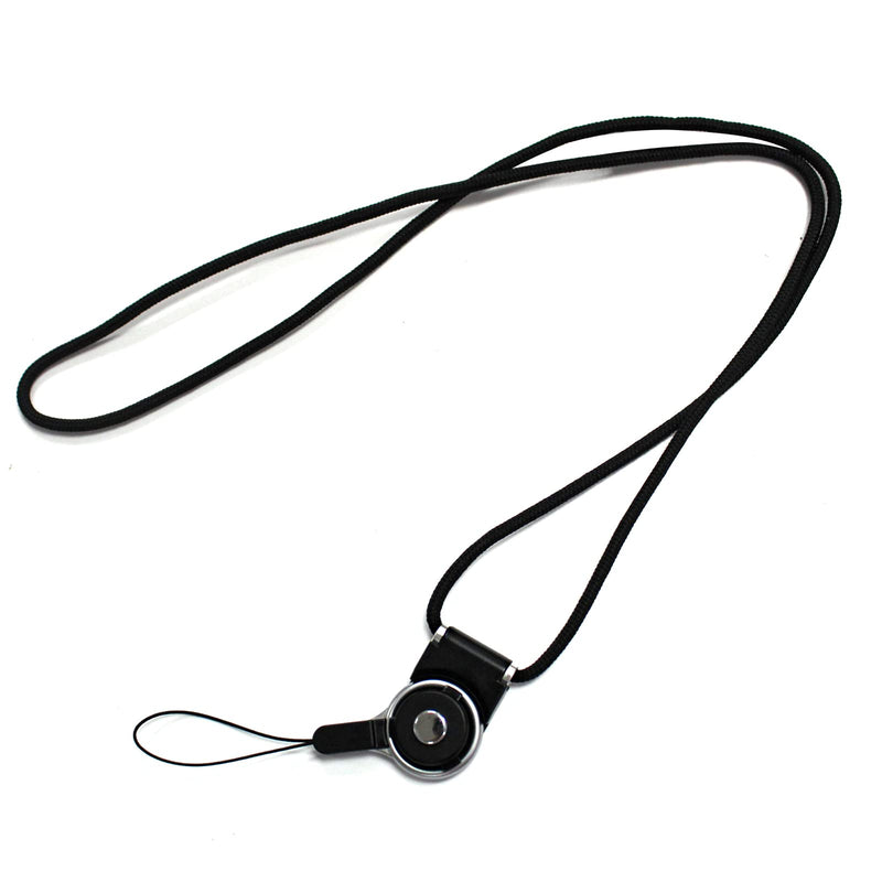  [AUSTRALIA] - Translator Lanyard/Lanyard Mobile Phone Case Long Neck Rope U Disk Key Badge Lanyard Black GS-Black