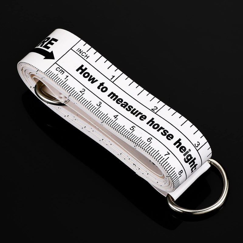  [AUSTRALIA] - Horse Measuring Tape for Height and Weight Multifunctional Horse Weight Tape Portable PVC Weight Tape Measure for Horses, 8.2 Feet Long