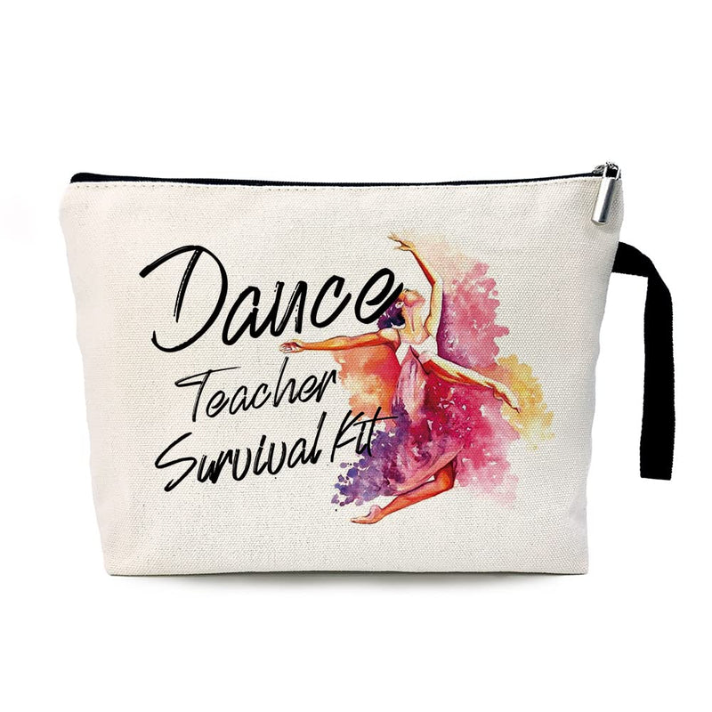  [AUSTRALIA] - ZHANTUONE Dance Teacher Survival Kit Cosmetic Bag，Dance Teacher Gift，Dance Teacher Appreciation Gifts，Dancer Gift，Gift for Dance Instructors，Dance Teacher Birthday Gift