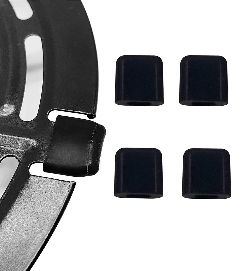  [AUSTRALIA] - Air Fryer Rubber Bumpers, 4 PCS Upgraded Air Fryer Rubber Tips, Silicone Tabs, Rubber Tabs, Rubber Pieces for 2QT, 3.7QT, 5QT Air Fryer Crisper Plate Tray 0.4*0.4*0.1 IN