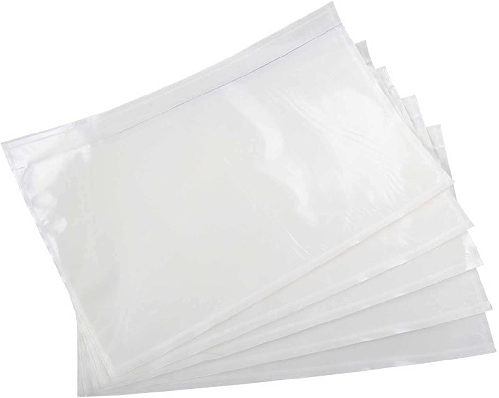  [AUSTRALIA] - Clear 7.5'' x 5.5'' Packing List Envelopes, Adhesive Shipping Label Pouch/Sleeve (50 Pack) 50 Pack
