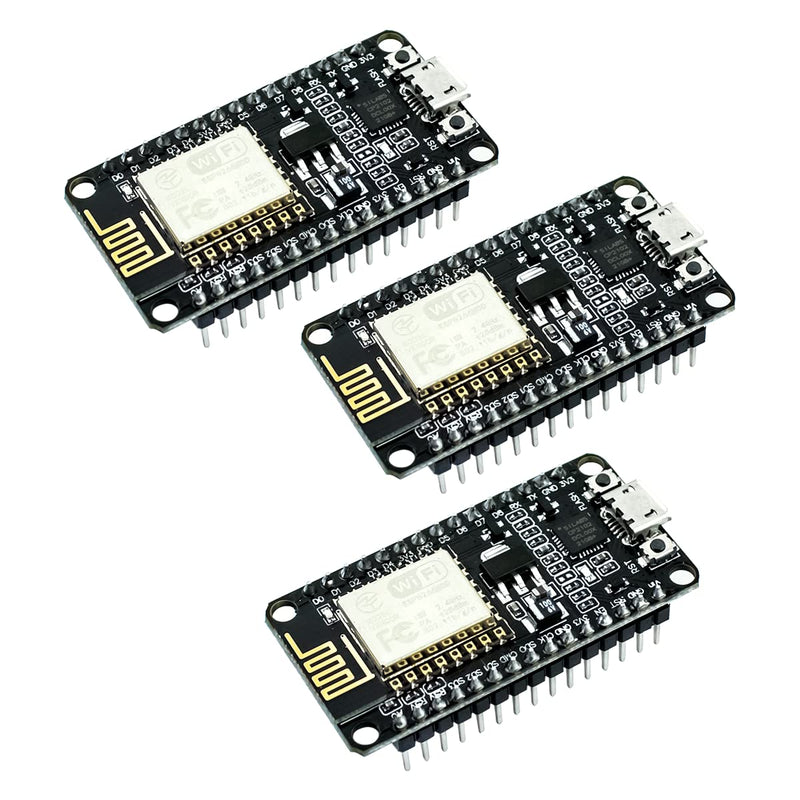  [AUSTRALIA] - Hosyond 3Pcs ESP8266 NodeMCU CP2102 ESP-12E Wireless Module Internet of Things Development Board Compatible with Arduino IDE/Micropython