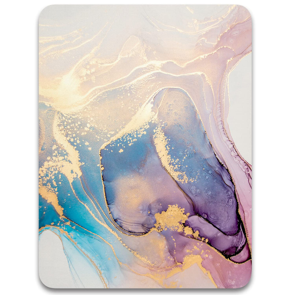  [AUSTRALIA] - Dapesuom Mouse Pad, Small Mouse Pad 6 x 8 Inch with Non-Slip Rubber Base, Waterproof Mouse Mat, Mini Mouse Pad for Women Men Wireless Mouse Laptops Keyboard Tray Home Office Travel, Abstract Marble