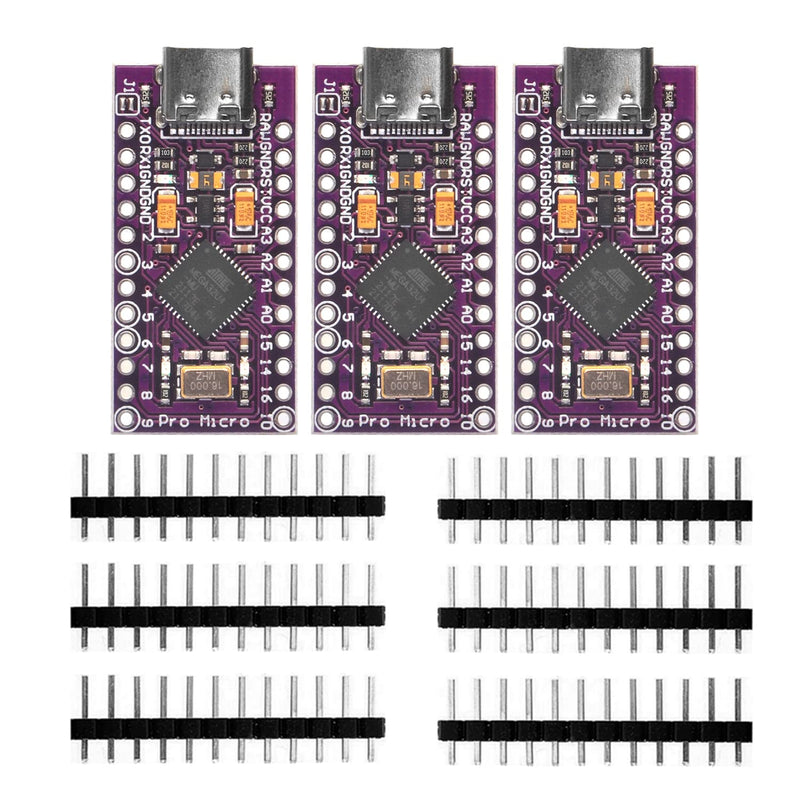  [AUSTRALIA] - OSOYOO Pro Micro Board Mega32U4 Leonardo 5V/16MHz Module Board Type C Port for Arduino