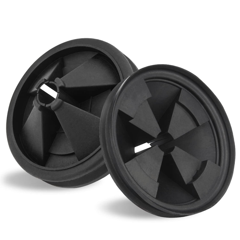  [AUSTRALIA] - Garbage Disposal Splash Guards, 3 3/8" for InSinkErator Evolution Series 2-Pack QCB-AM Sink Baffle 2022 Upgraded Removable Quiet Collar Cover EPDM Rubber Drain Plugs Insert Parts 2PCS 3 3/8" 87mm