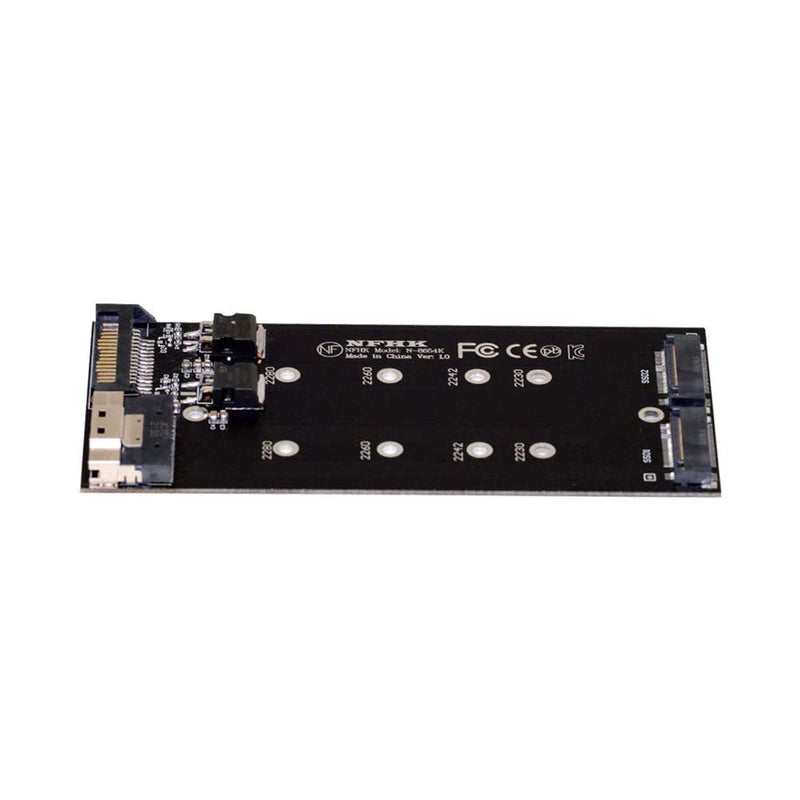 [AUSTRALIA] - NFHK Dual 2X NVME M.2 AHCI to PCIE Express 3.0 4.0 Slimline SFF-8654 8X Raid Card VROC Raid0 Hyper Adapter